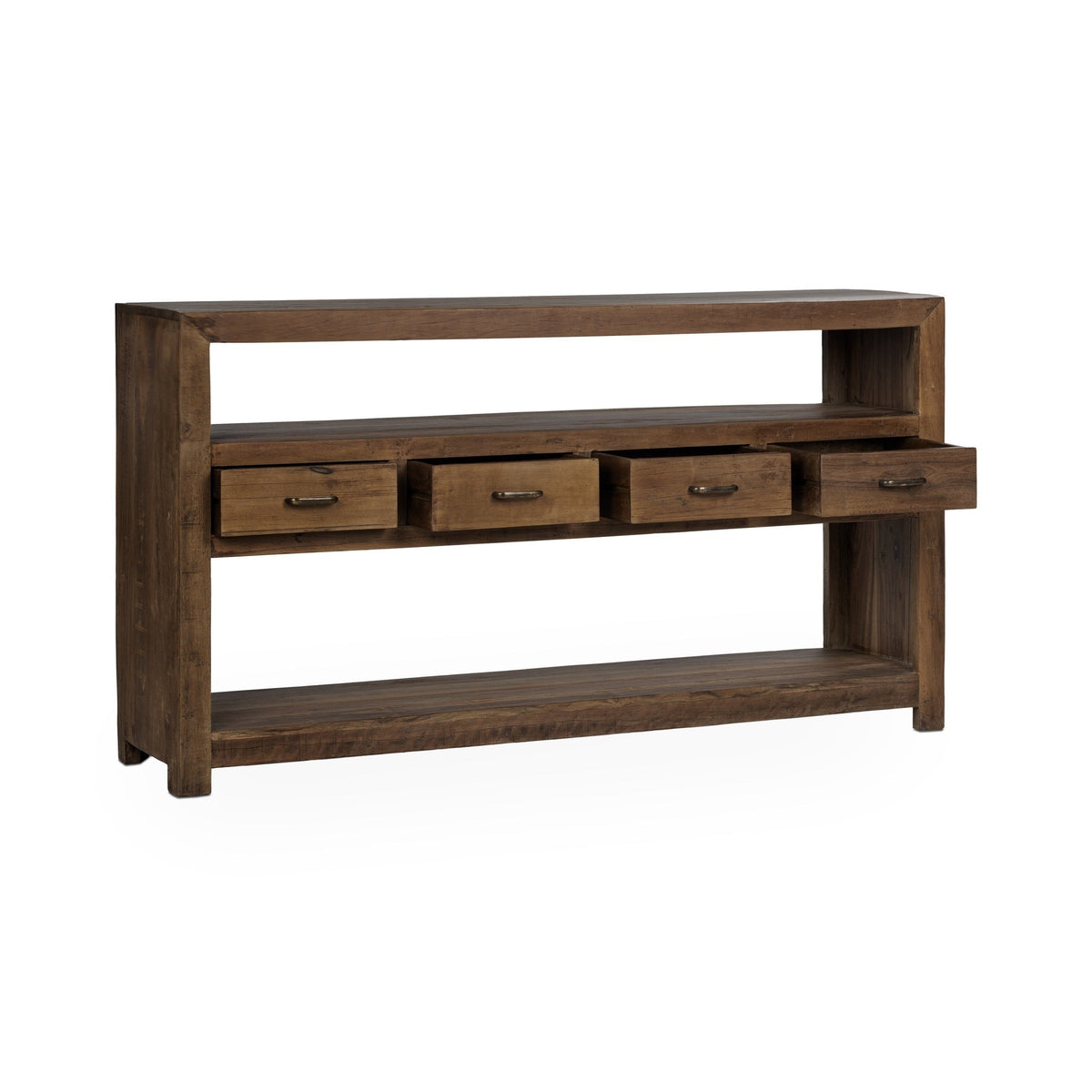Mattai Reclaimed Wood 4Dwr Console - Natural