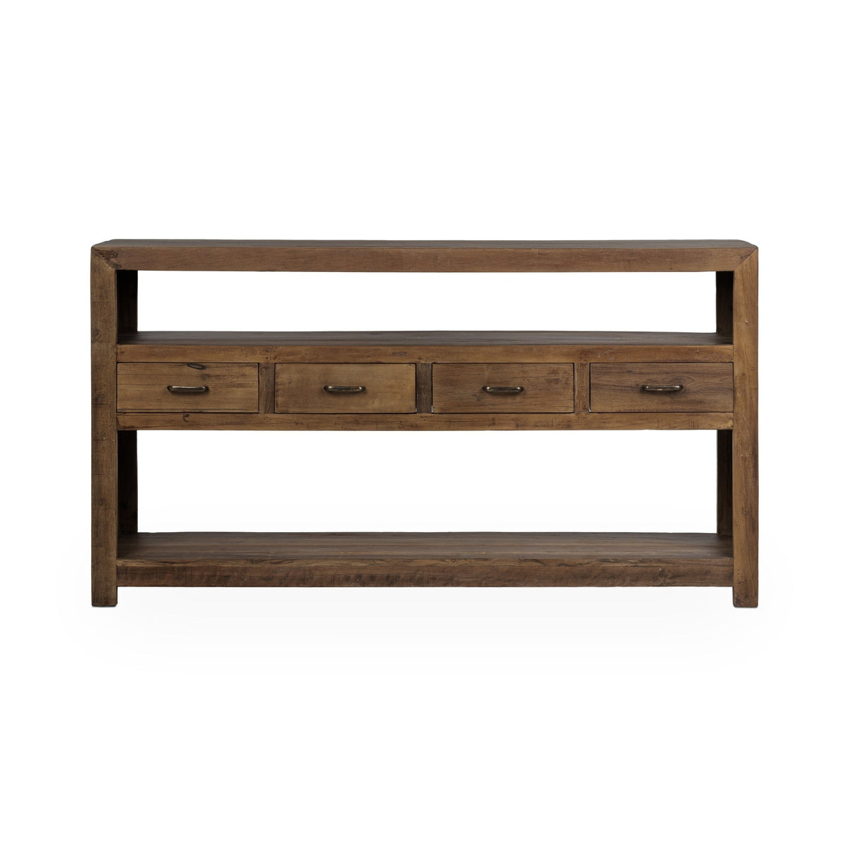 Mattai Reclaimed Wood 4Dwr Console - Natural