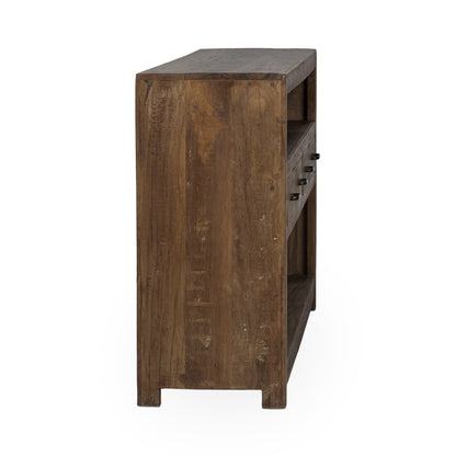 Mattai Reclaimed Wood 4Dwr Console - Natural