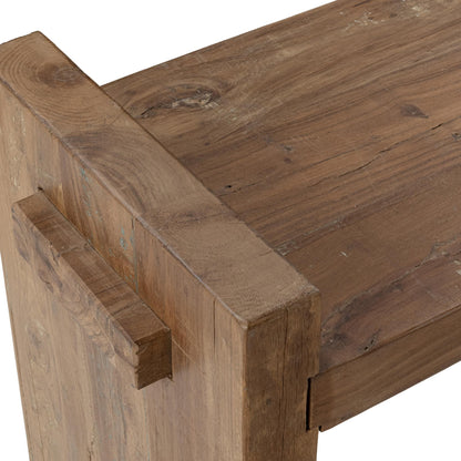 Marsa Reclaimed Wood Bench - Natural