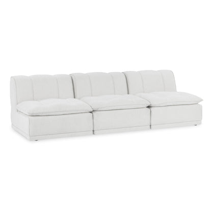 Haven Leather Modular Sofa - White