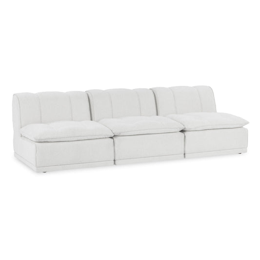 Haven Leather Modular Sofa - White