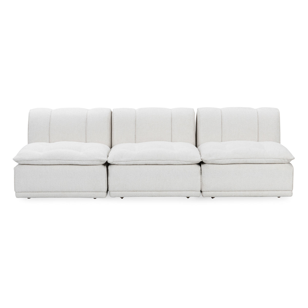 Haven Leather Modular Sofa - White