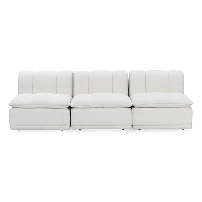 Haven Leather Modular Sofa - White