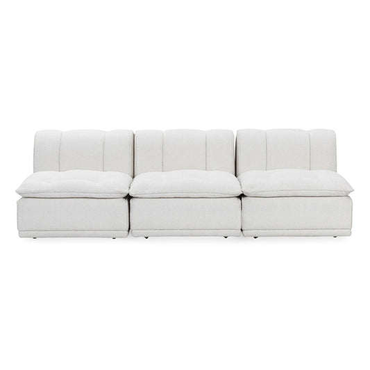 Haven Leather Modular Sofa - White