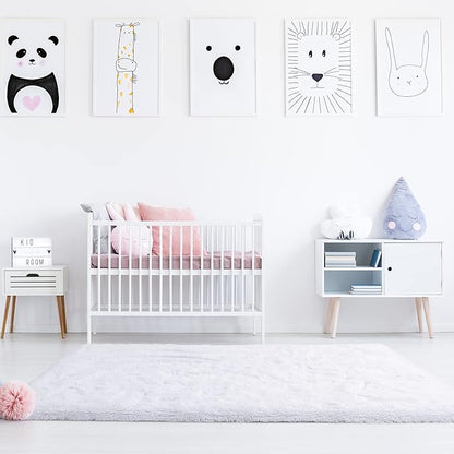 Noahas Large Fluffy 8x10 Area Rugs for Living Room Bedroom,Thick Shag Throw Rug,Big Soft Shaggy Bedside Non-Slip Plush Dorm Nursery Kids Carpet