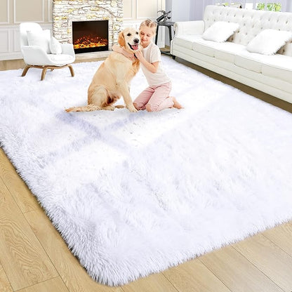 Noahas Large Fluffy 8x10 Area Rugs for Living Room Bedroom,Thick Shag Throw Rug,Big Soft Shaggy Bedside Non-Slip Plush Dorm Nursery Kids Carpet
