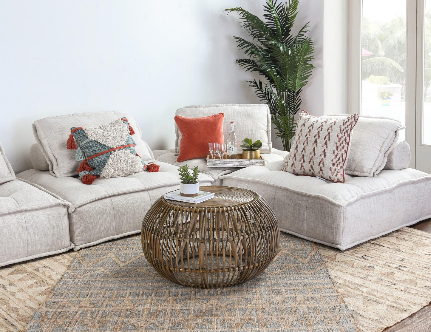 Bexley 30.5" Round Coffee Table Natural