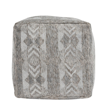 Performance Caravan Pouf -  Gray Multi