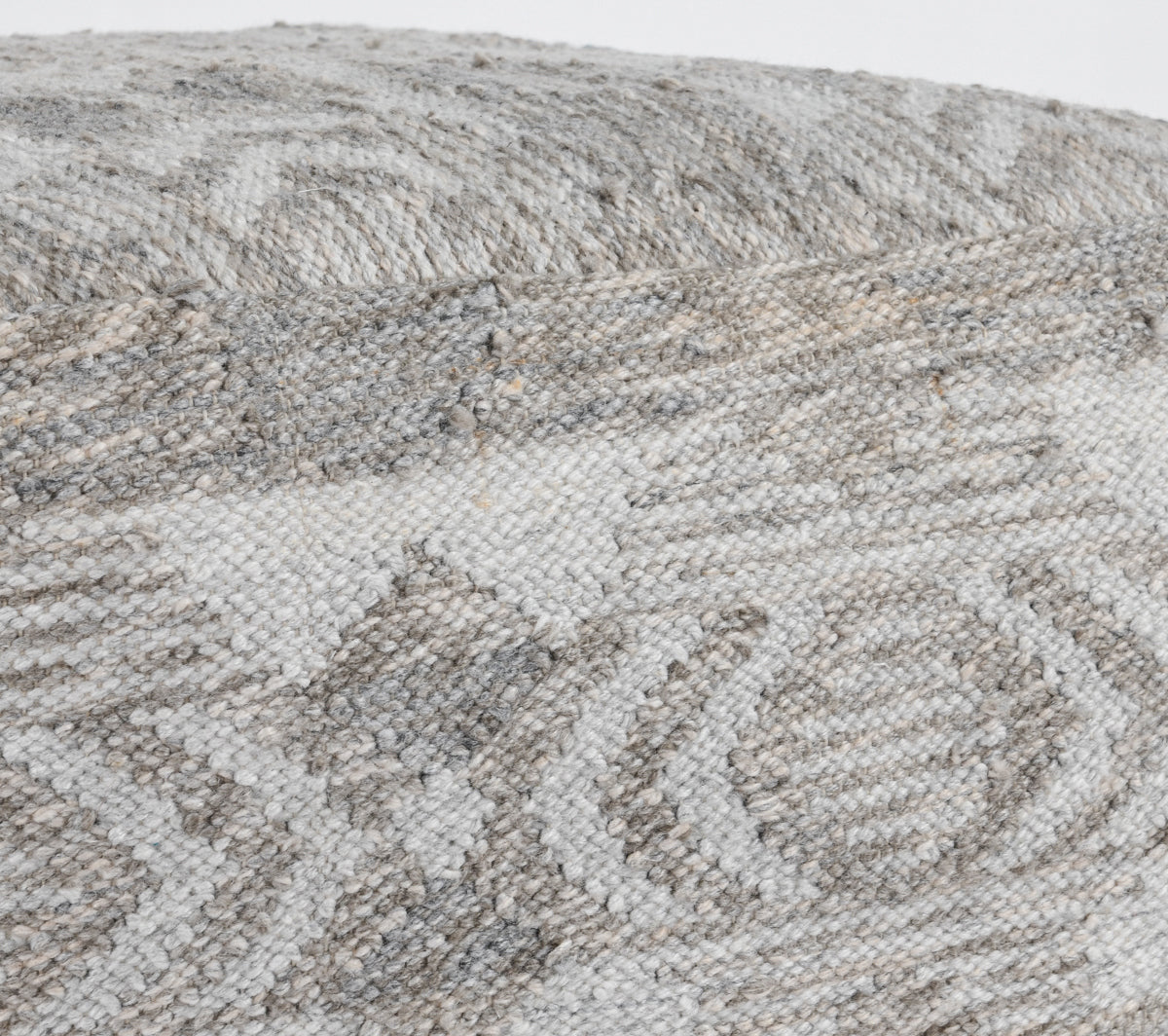 Performance Caravan Pouf -  Gray Multi