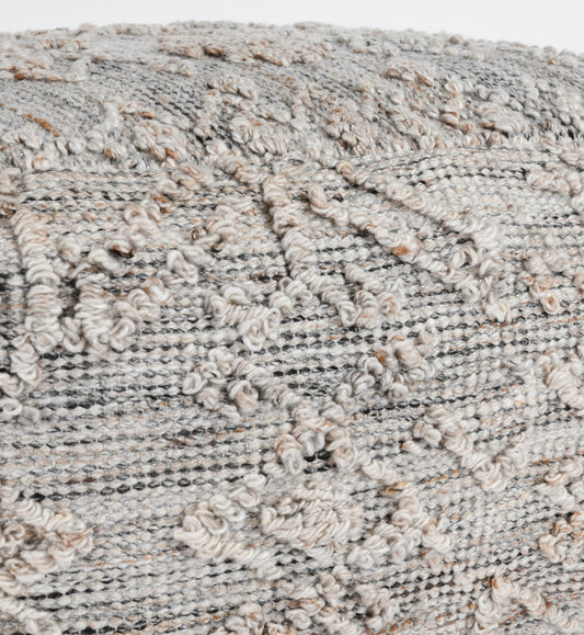 Performance Tundra Pouf -  Gray Multi