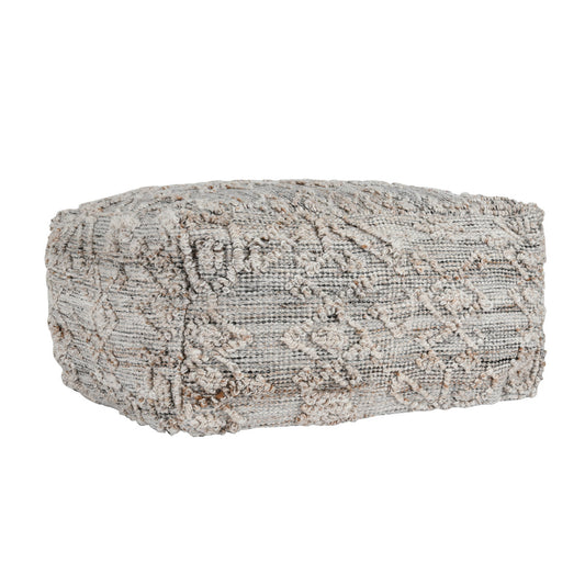Performance Tundra Pouf -  Gray Multi