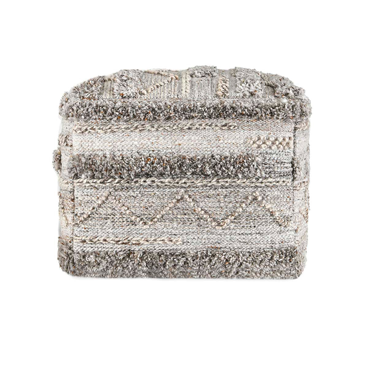 Performance Fallon Pouf - Gray Multi