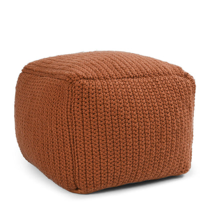 Performance Prism Pouf - Terracotta