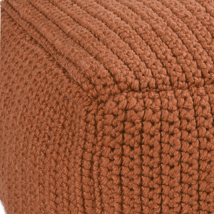 Performance Prism Pouf - Terracotta