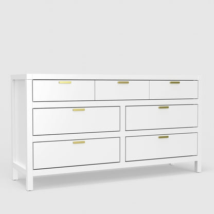 Carmel 7-Drawer Dresser, Neutral Cappuccino